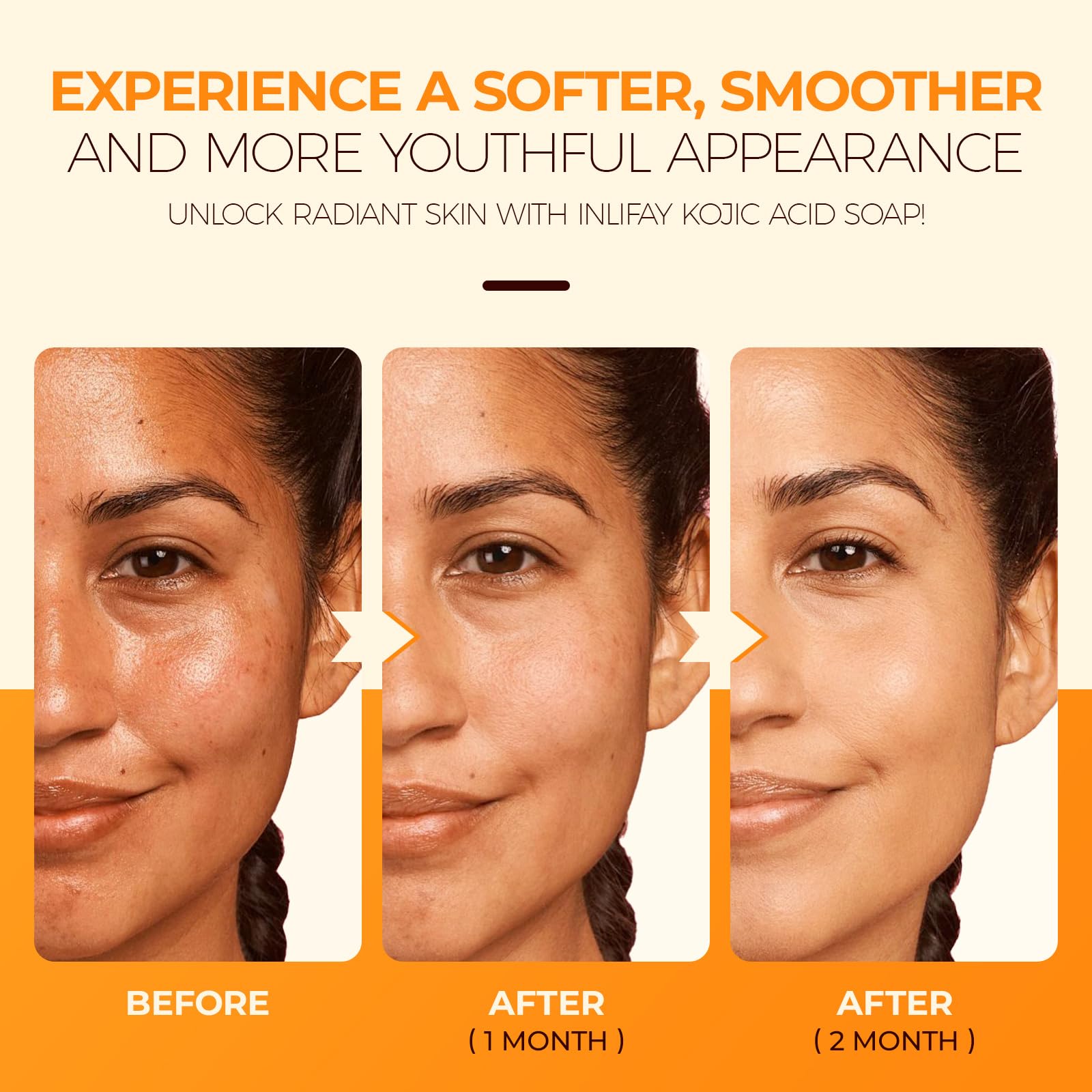 Inlifay Daily cleanser for face and body in morning and night routines.
