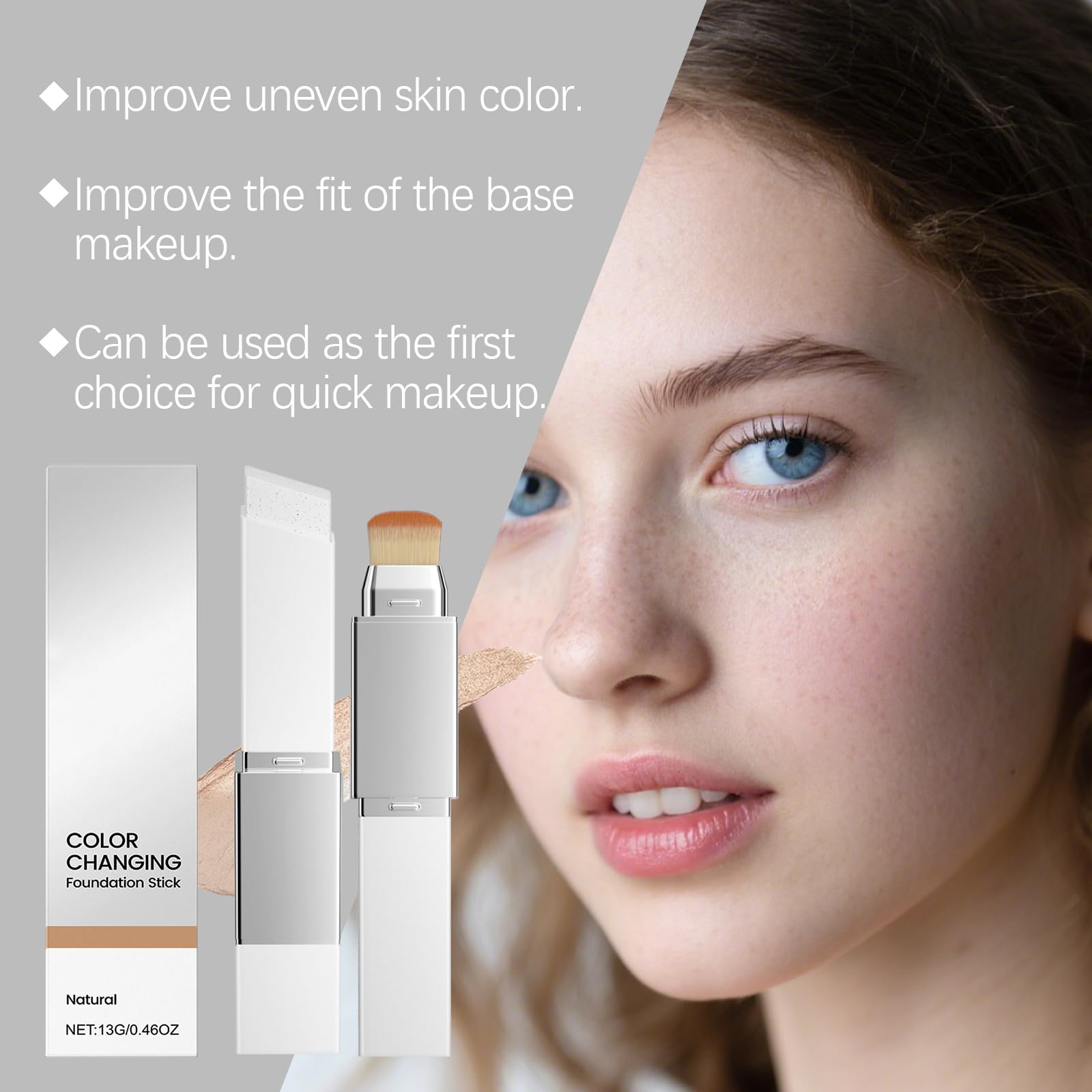 INMT New Blanc Cover Cream Stick V portable makeup stick for on-the-go touch-ups