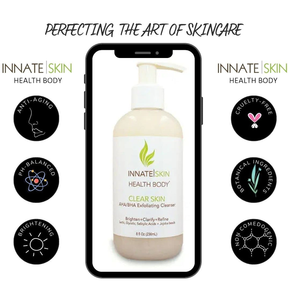 Innate Skin Gentle foaming cleanser delivers soft lather for a refreshing cleanse