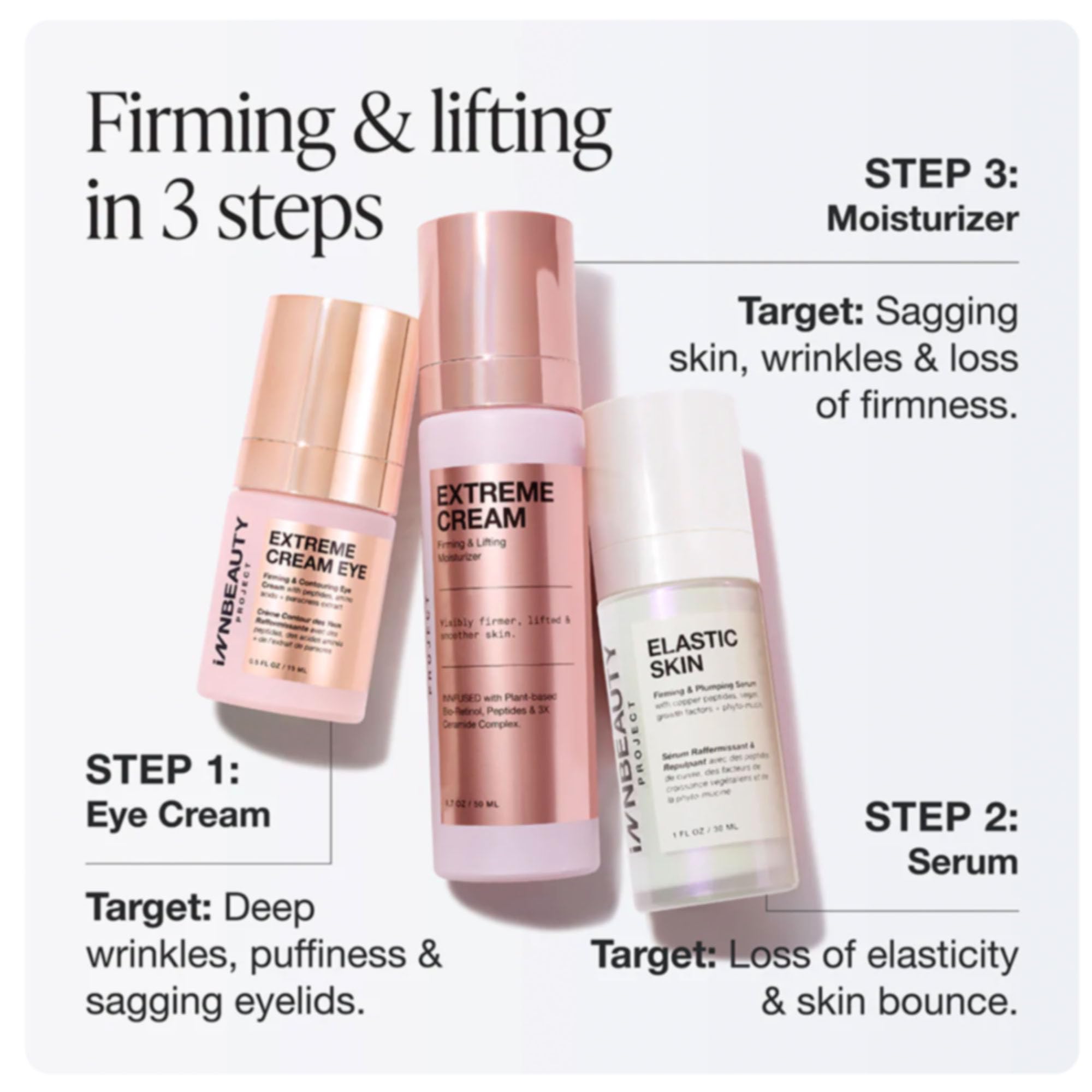 Innbeauty Project Extreme Cream applied under makeup for a smooth base.