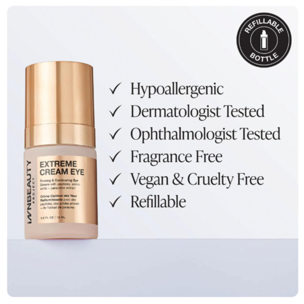 Peptide-serum swirl on skin indicating contour refinement