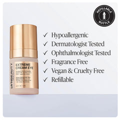 Peptide-serum swirl on skin indicating contour refinement