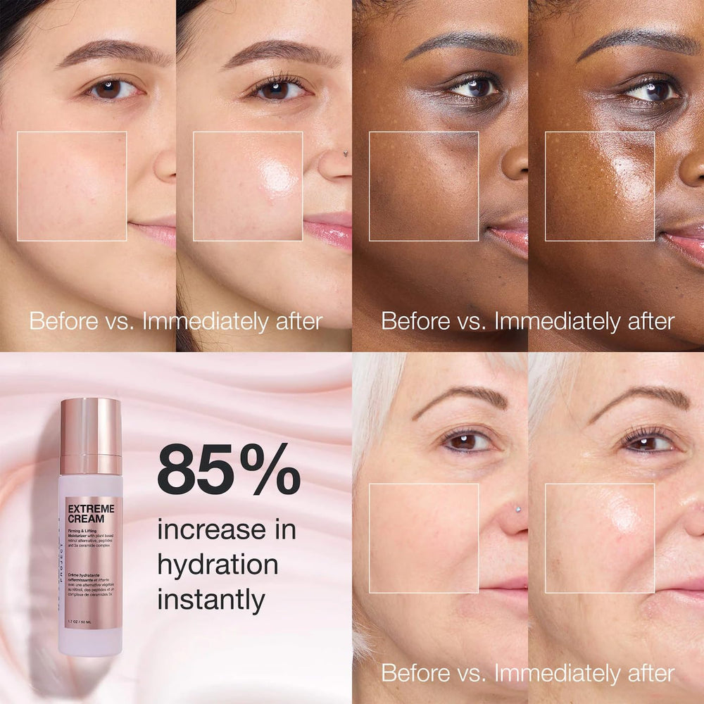 Innbeauty Project Extreme Cream glow after use for radiant skin.