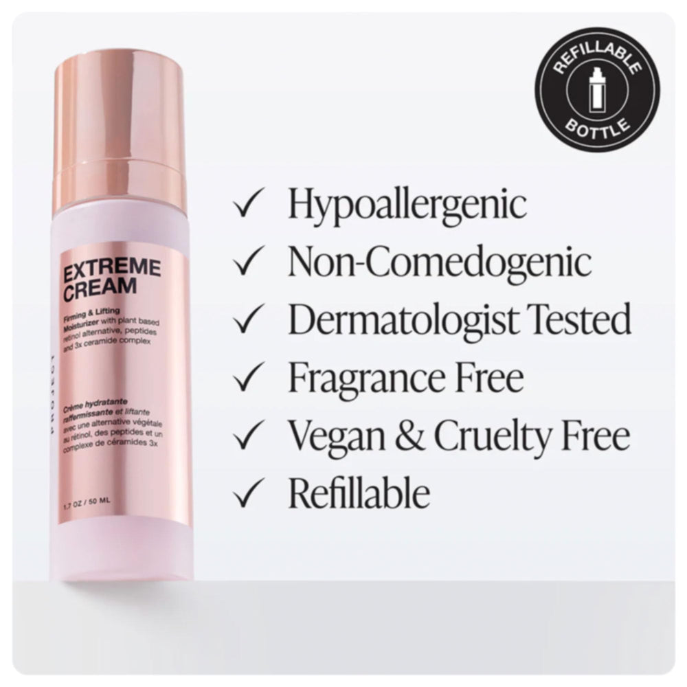 Innbeauty Project Extreme Cream with peptides and ceramides for skin support and smoothness.