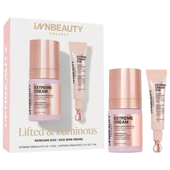 Innbeauty Project Lifted & Luminous travel set bottle for on-the-go firming and radiant hydration