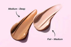 INNBEAUTY Mineral Sun Glow application on skin with lightweight glow.