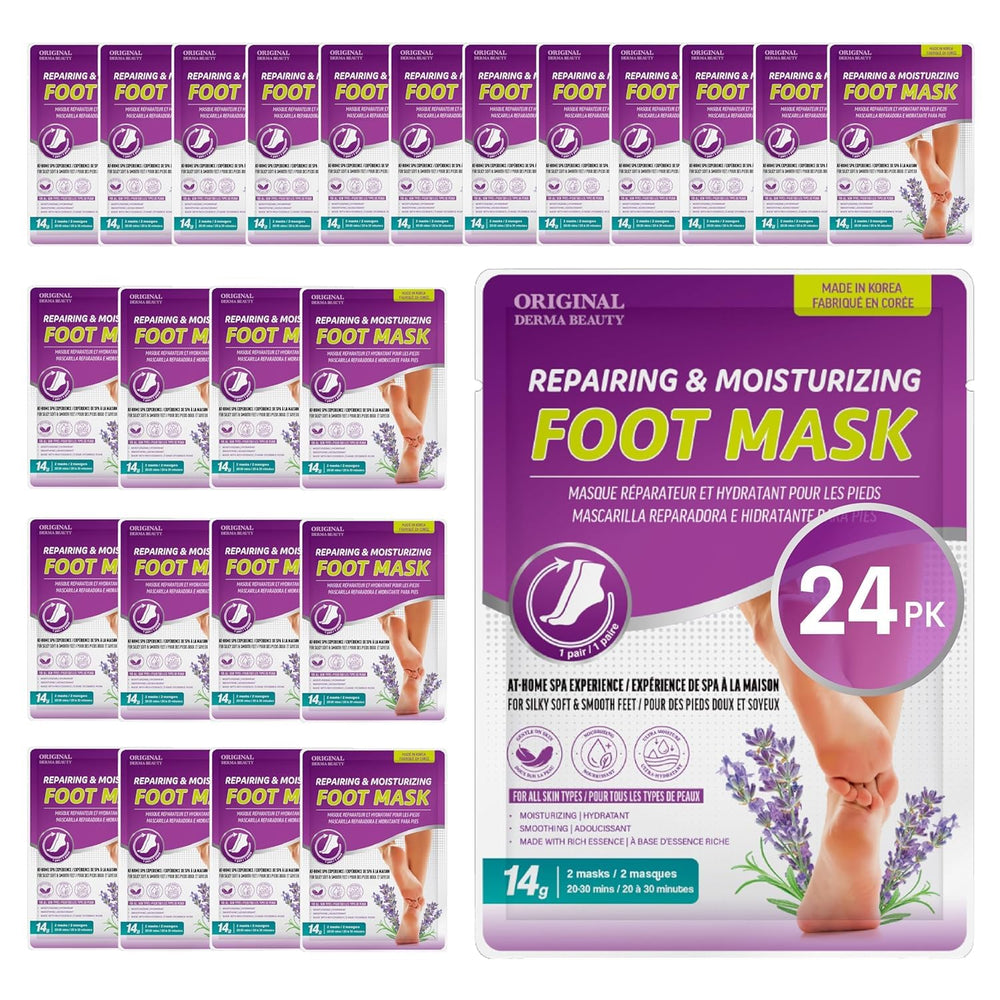 Innerest Derma Beauty lavender foot mask pack for at-home spa hydration