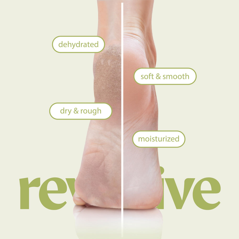 Innerest foot mask booties close-up showing easy at-home spa application.