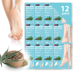 Innerest Derma Foot Mask packaging—convenient at-home care.