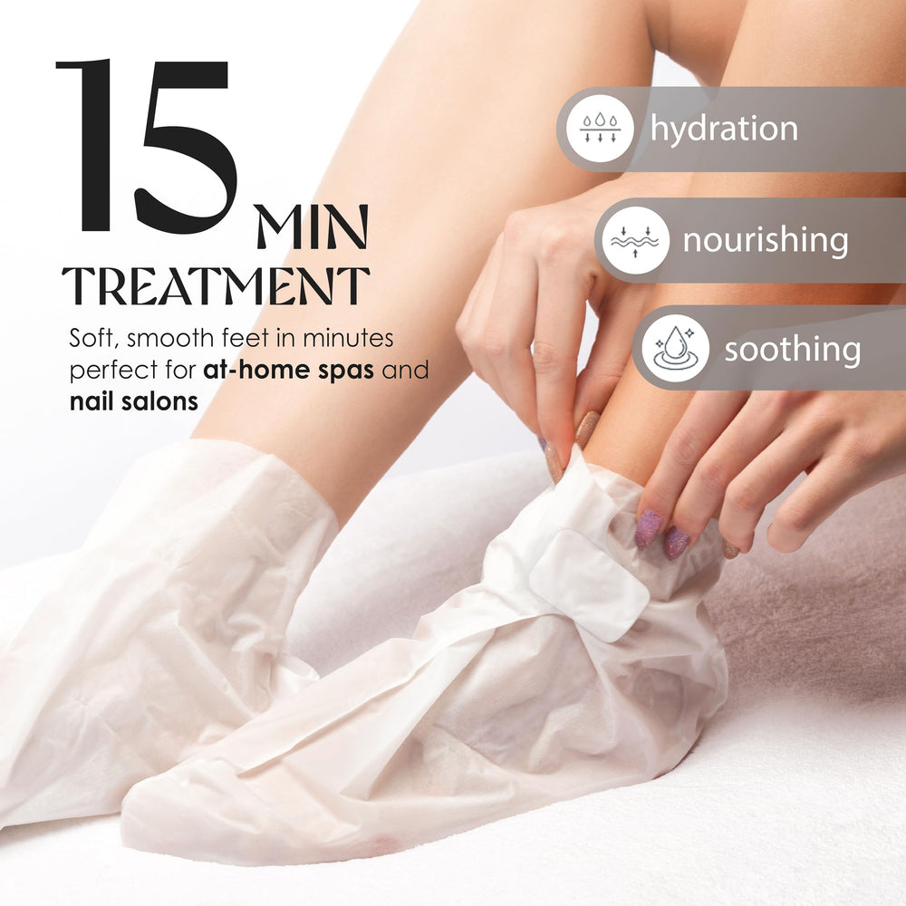 Innerest shea butter foot mask focus on rich moisture for dry skin.
