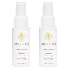 INNERSENSE Finish Spray bottle provides flexible hold and natural shine.