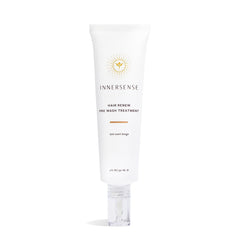 INNERSENSE Hair Renew Pre-Wash Treatment bottle showcases clean scalp care before washing.