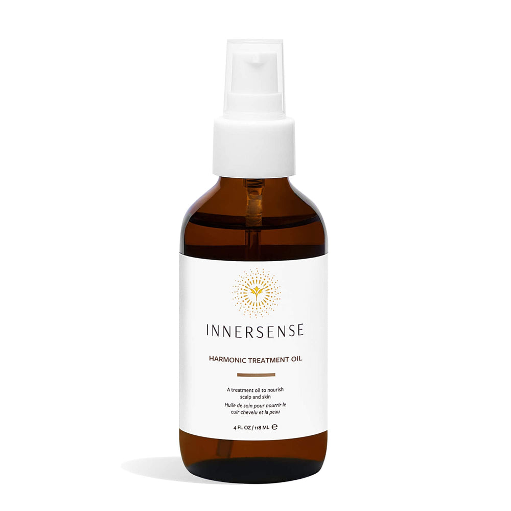 INNERSENSE Harmonic Treatment Oil bottle pour nourishes scalp and balanced hair health