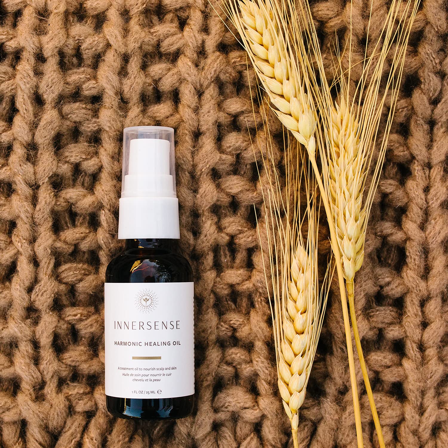 INNERSENSE Harmonic Treatment Oil natural flower essences nourish and shine