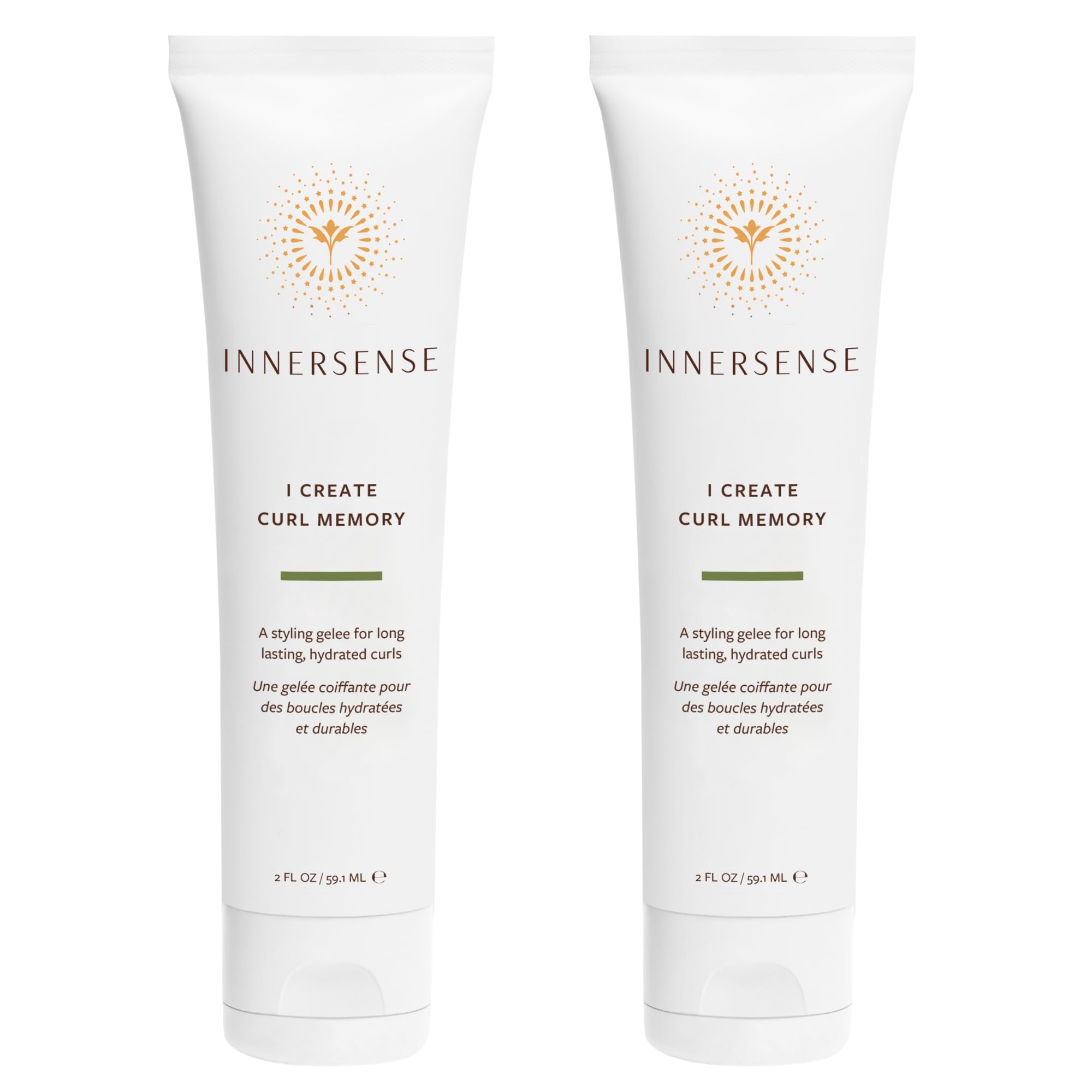 INNERSENSE I Create Curl Memory Gel bottle for strong, hydrating curl hold.