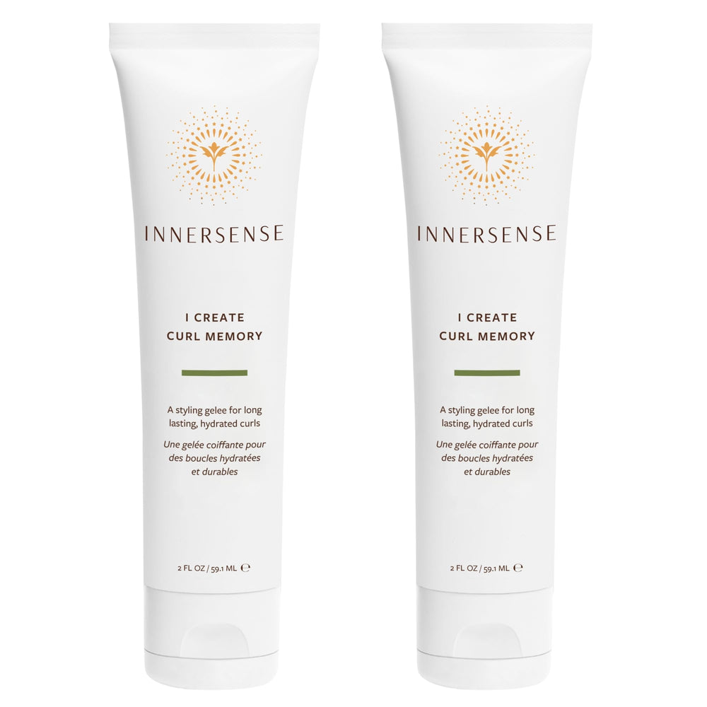 INNERSENSE I Create Curl Memory Gel bottle for strong, hydrating curl hold.