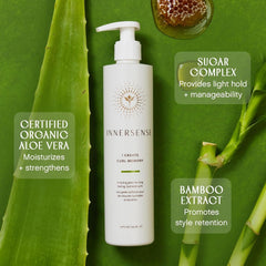 INNERSENSE I Create Curl Memory Gel refill pouch bamboo extract highlight — nourishes hair.
