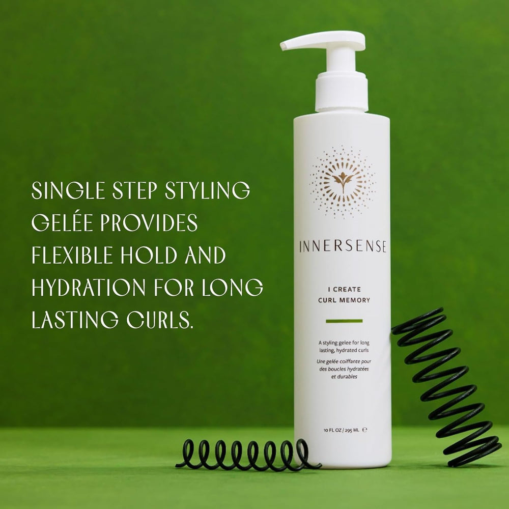 INNERSENSE I Create Curl Memory Gel refill pouch packaging design — eco-friendly packaging.
