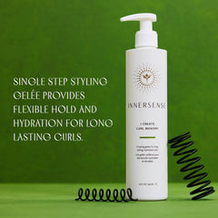 INNERSENSE I Create Curl Memory Gel refill pouch packaging design — eco-friendly packaging.