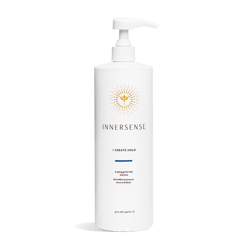INNERSENSE I Create Hold bottle with pump for easy, non-toxic styling.