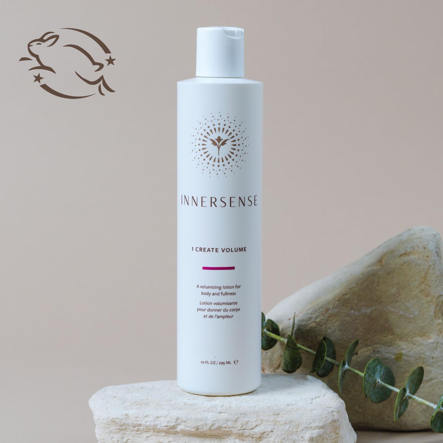 Applying INNERSENSE I Create Volume Lotion on hair adds lightweight body.
