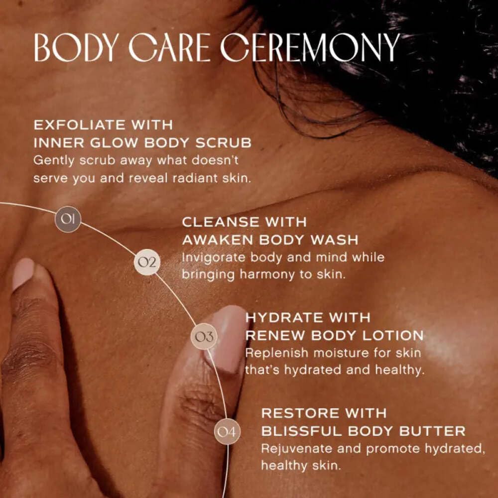 Willow bark extract and vitamins in INNERSENSE scrub for balanced skin support.