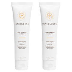 INNERSENSE Natural Pure Harmony Hairbath bottle balances oily scalp for refreshed hair.