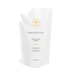INNERSENSE Hairbath bottle pour shows light cleansing for fine to medium hair.