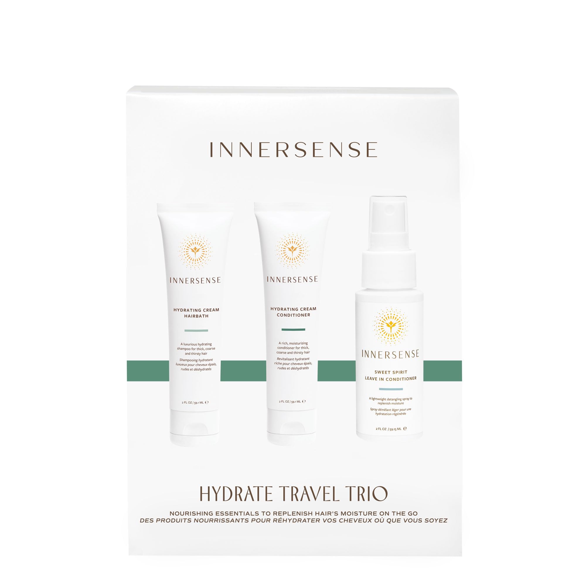 INNERSENSE Packaging may vary while preserving travel-ready moisture.