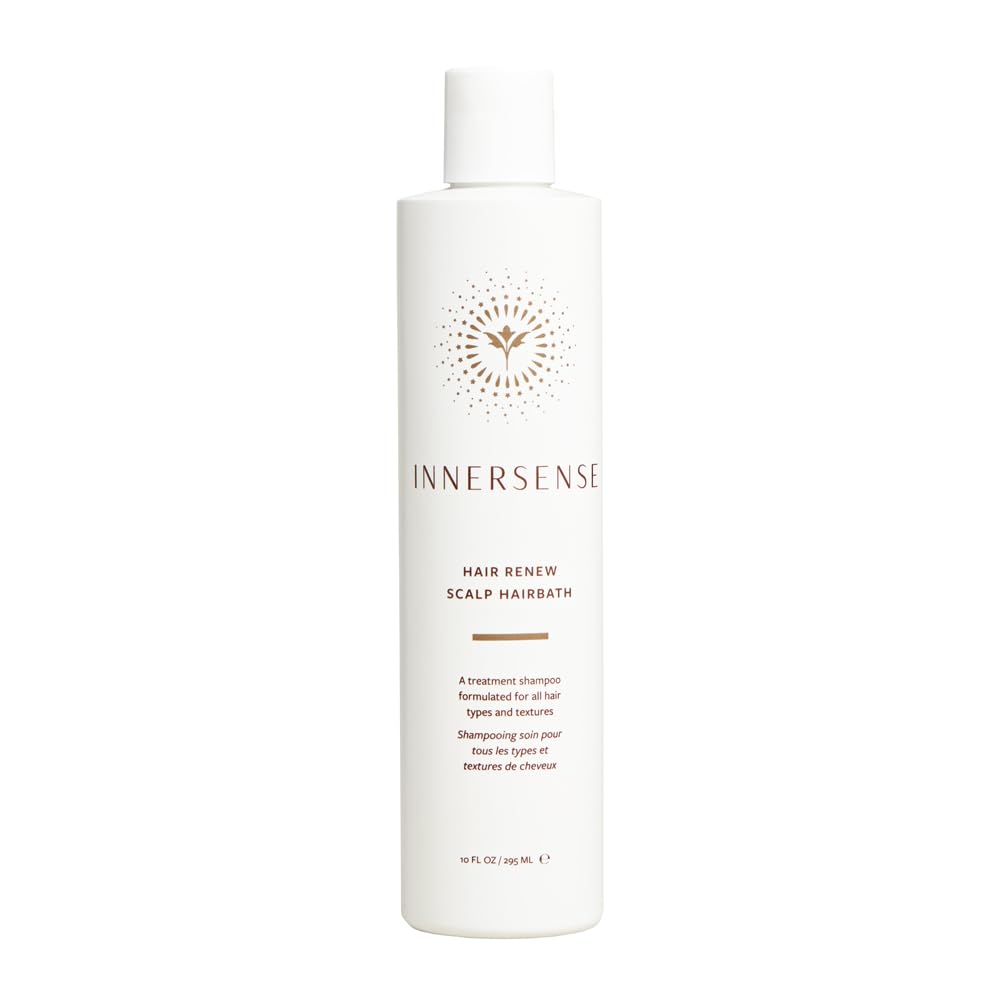 INNERSENSE Scalp Balance Duo in use during home haircare routine