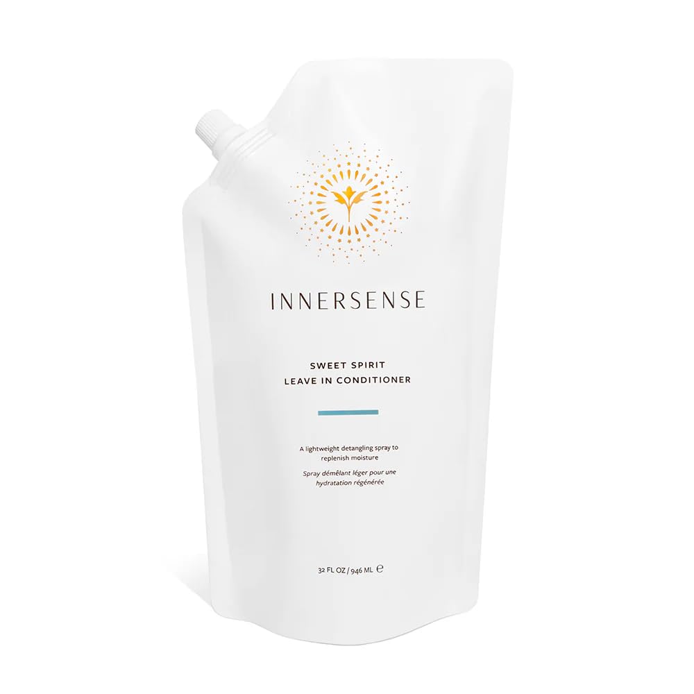 INNERSENSE Sweet Spirit Leave-In Bottle detangles and moisturizes for all hair types.