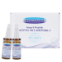 INNOCOSVATE Snap-8 bottle pour shows undiluted potency for DIY serum blends.