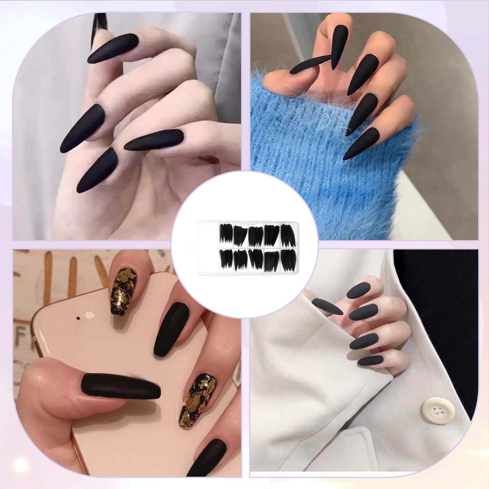 InnoHHustle nails suit occasions like prom, weddings, and dates.