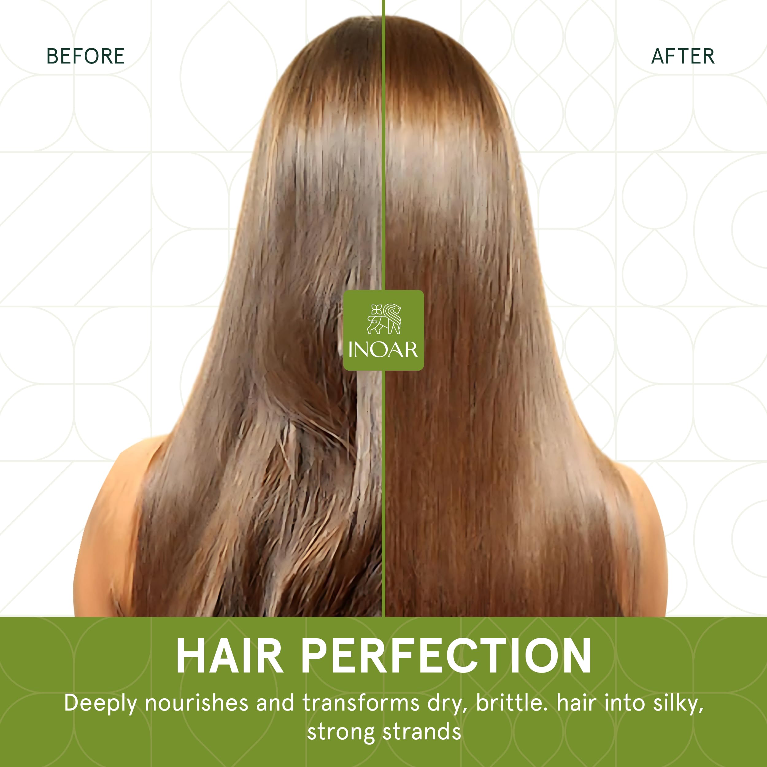 INOAR Argan Oil Combing Cream detangling hair quickly