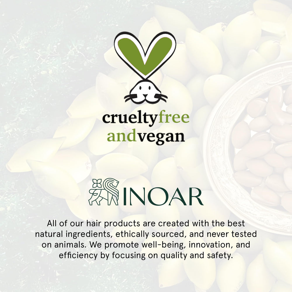 INOAR Leave-In Treatment ready for styling after application