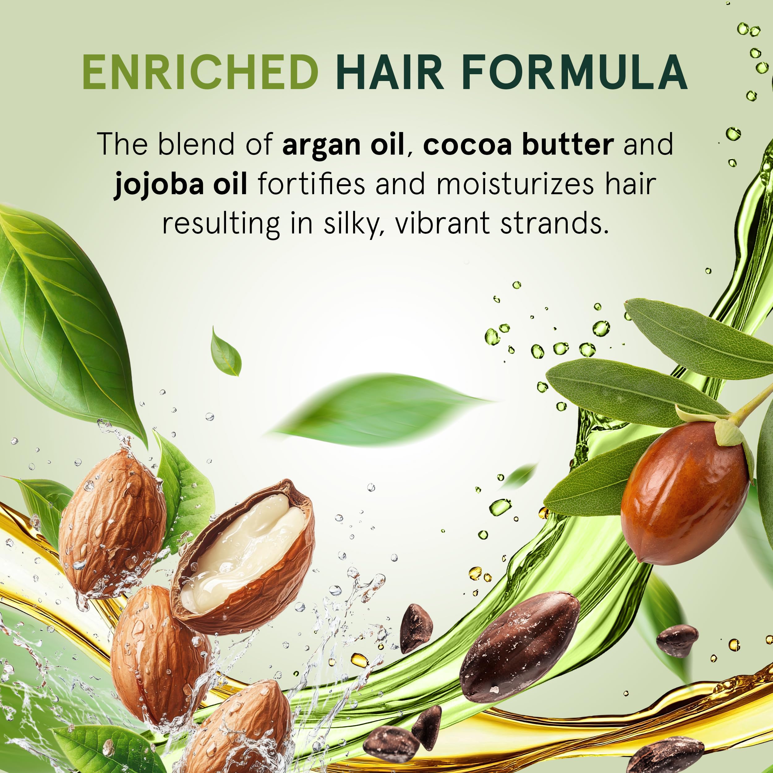 INOAR Argan Oil Leave-In Treatment packaging highlighting vegan cruelty-free formula