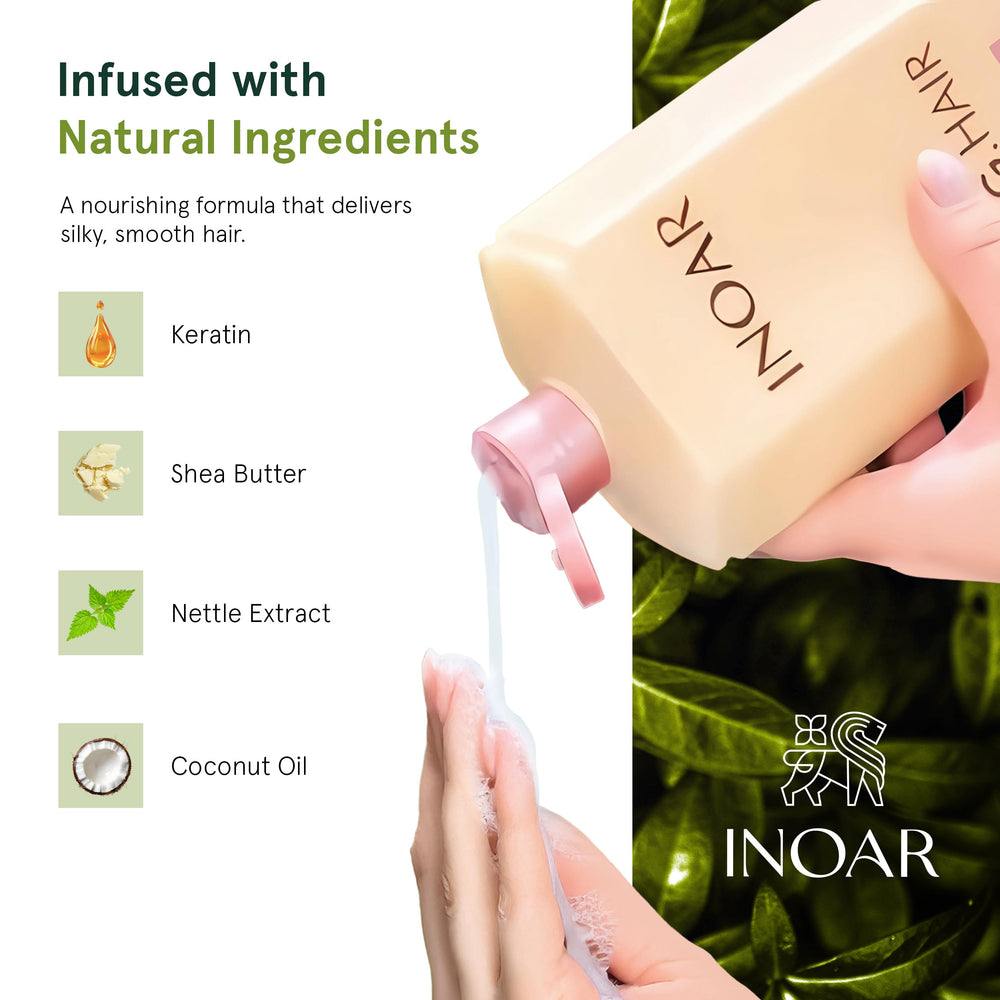 INOAR G.Hair Curly and frizzy hair benefit from improved manageability.
