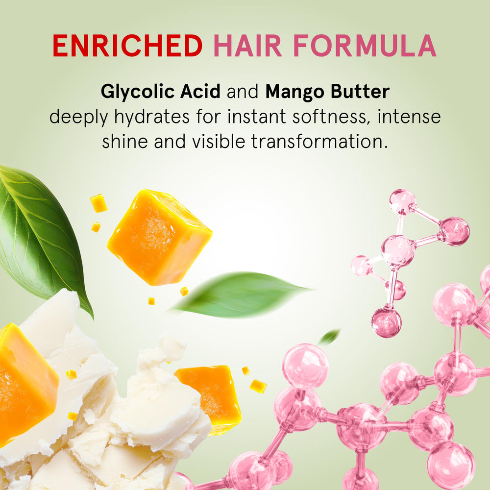 INOAR Glycolic Force bundle hair shine portrait shows healthy looking locks.