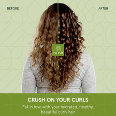 INOAR Meu Cacho Meu Crush curl-definition close-up highlights defined, frizz-free waves