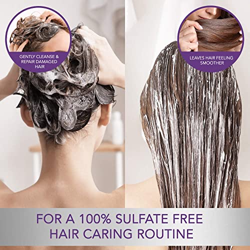 Haircare routine image with Inova Keratin set suggests everyday styling