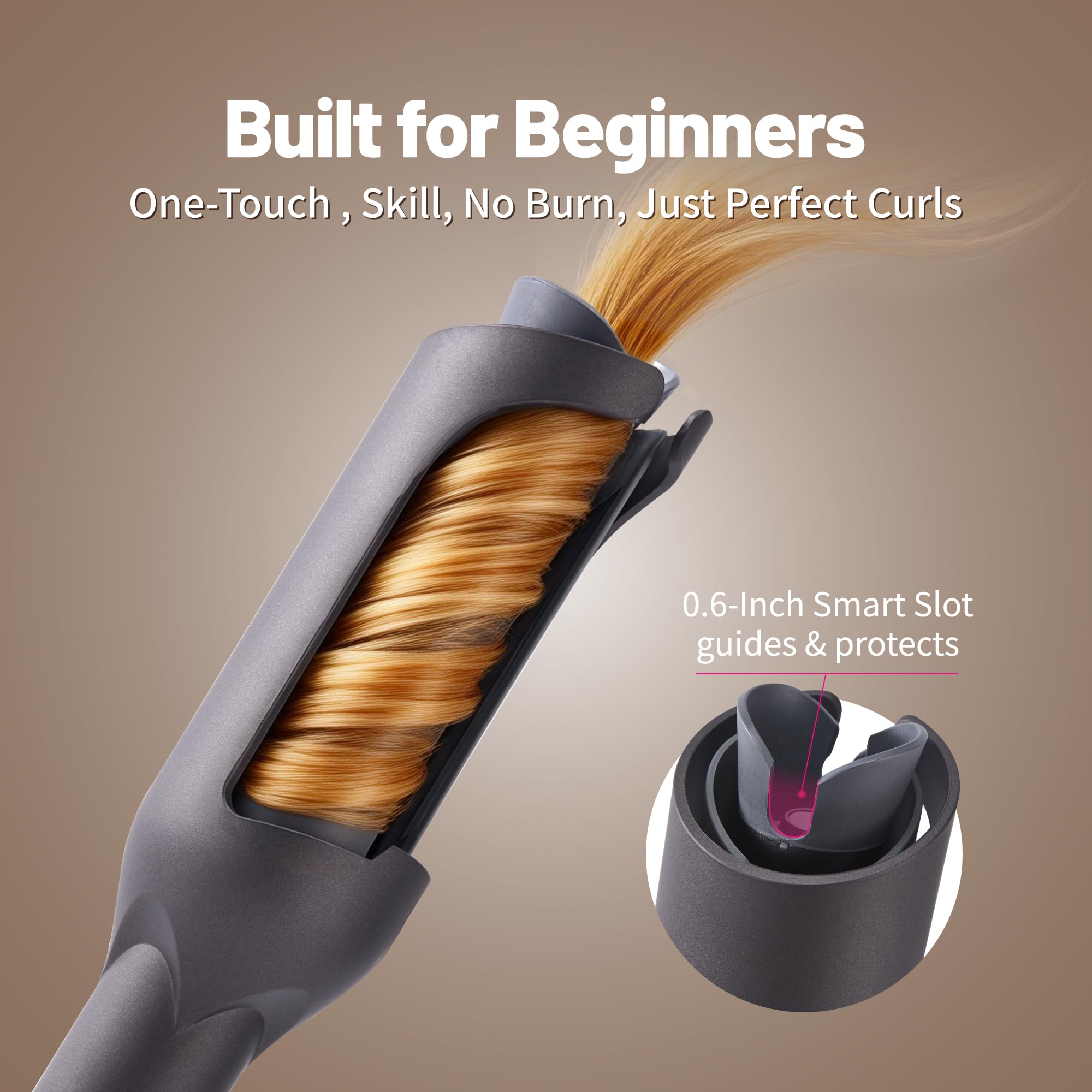 InovoCare CurlPro Plus anti-scald design protects hands during use.