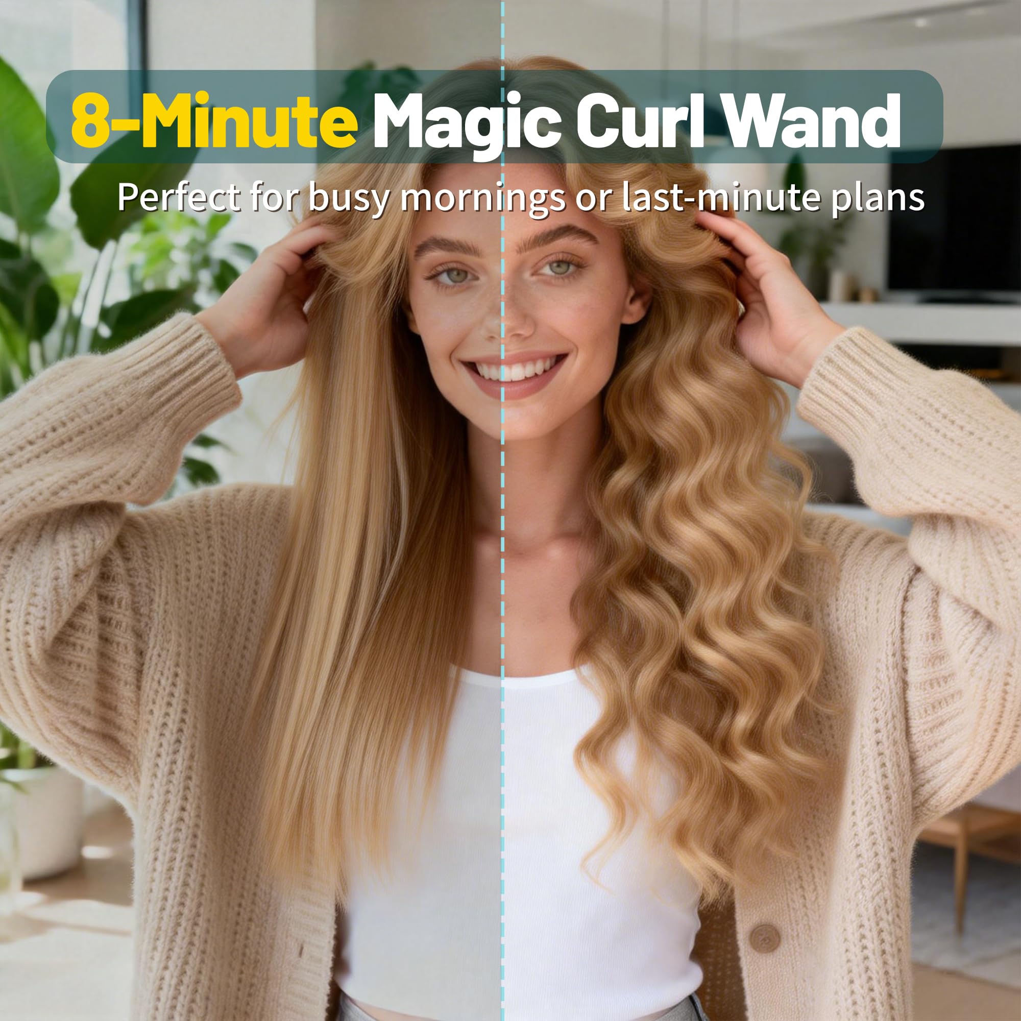 InovoCare CurlPro Plus automatic rotating curler for easy styling.