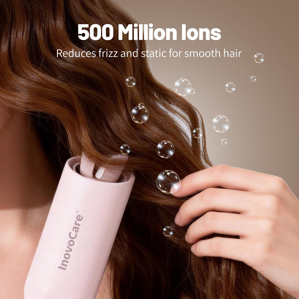 InovoCare CurlPro Plus ionic tourmaline coating enhances shine and reduces frizz.