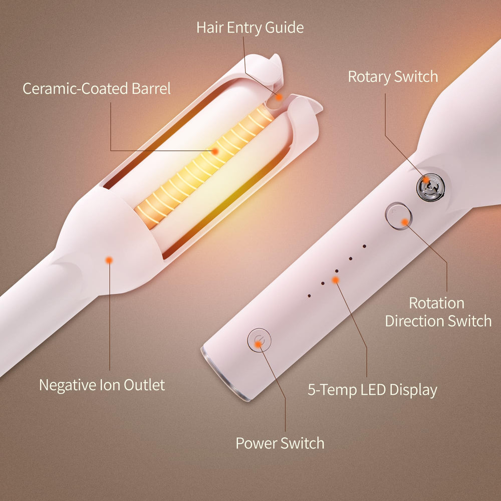 InovoCare CurlPro Plus safe, tangle-free use with smooth operation.