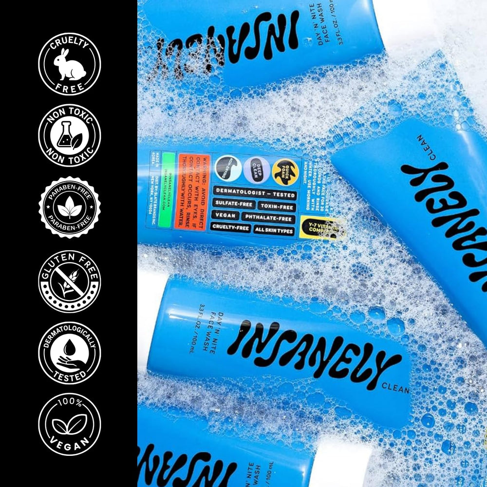 Insanely Clean all-skin-types cleanser suitable for sensitive skin