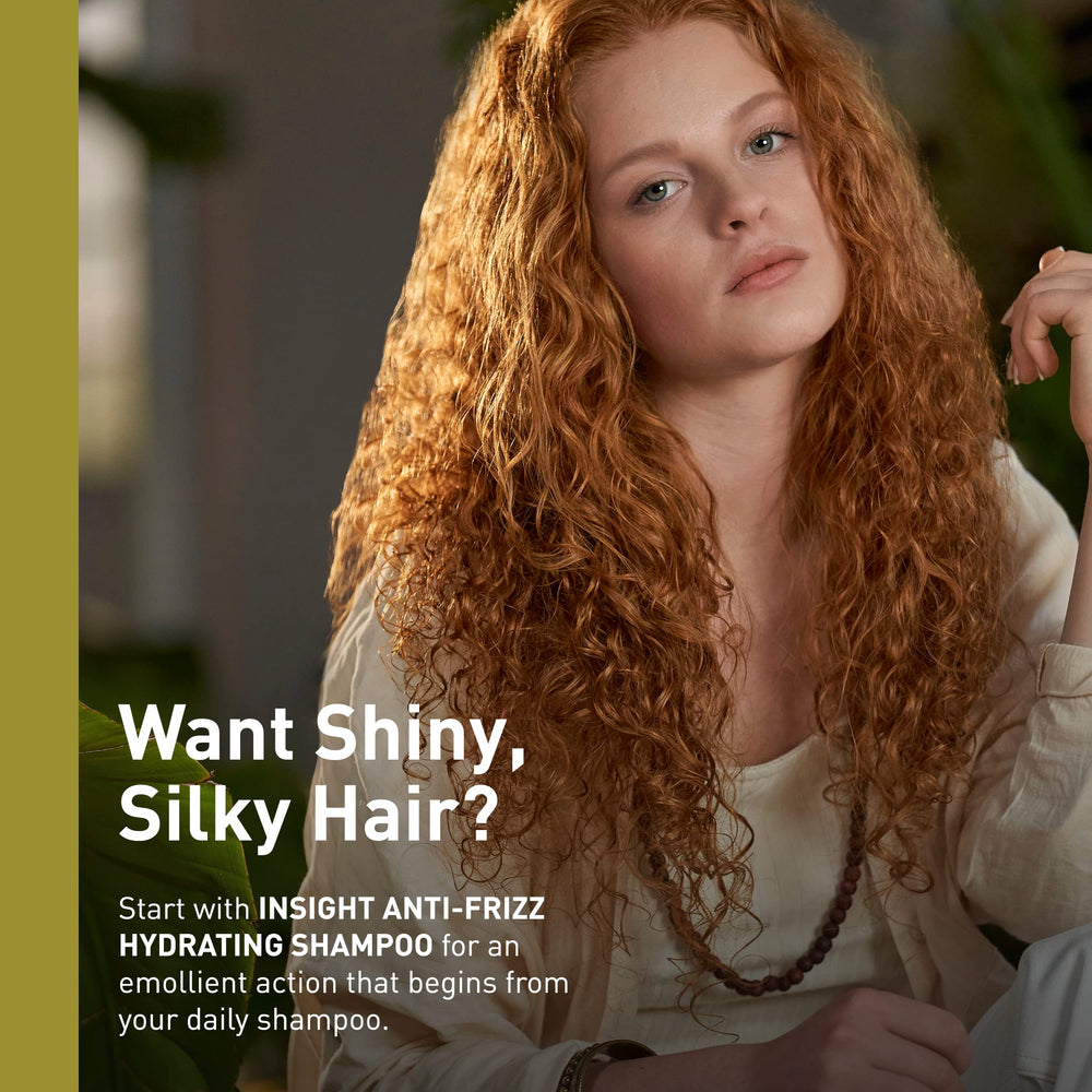 Insight Clean Beauty Moisturizing Shampoo label highlights vegan, clean formula.
