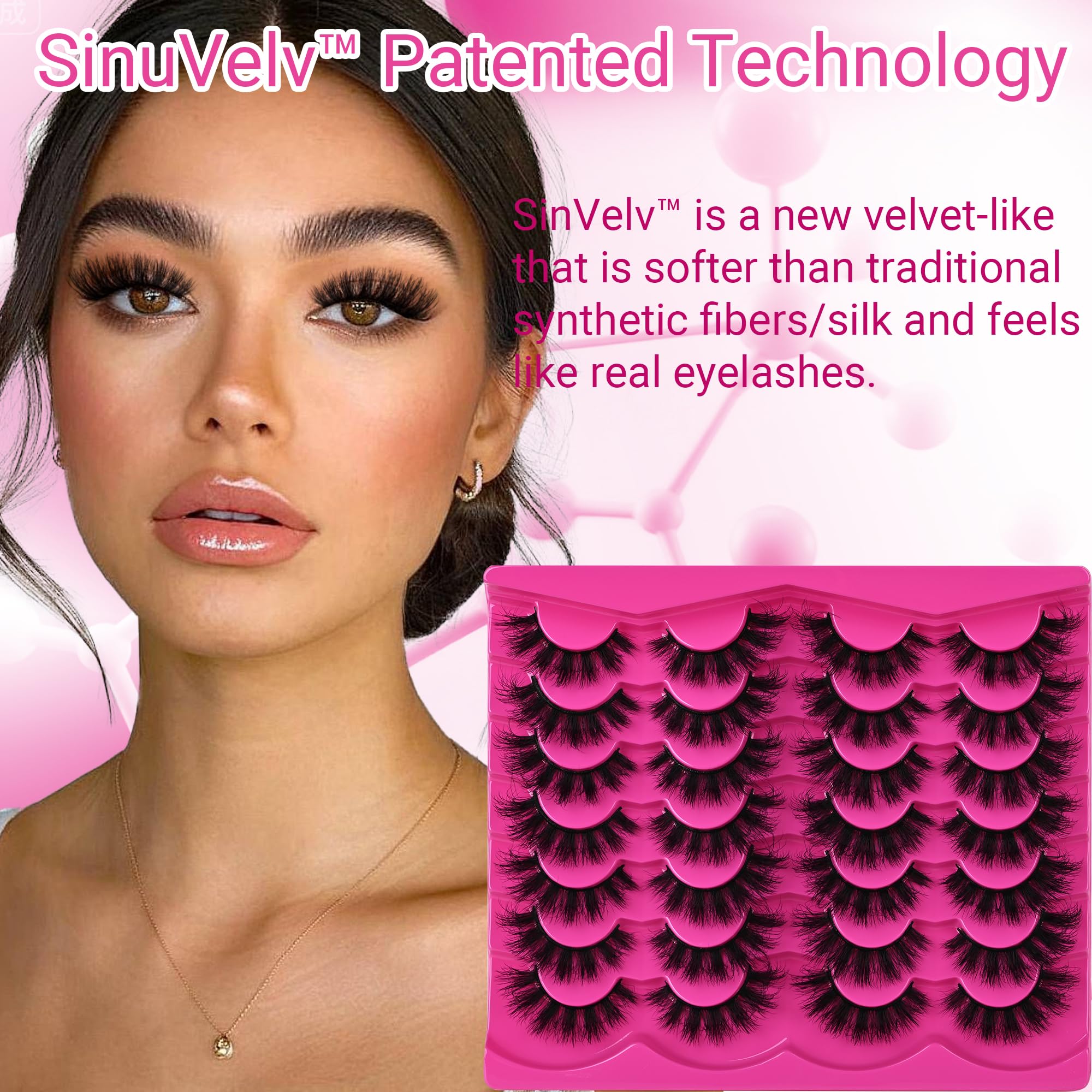 INSPEAUTY knot-free lash band with matte finish for secure, irritation-free application