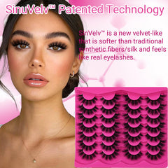 INSPEAUTY knot-free lash band with matte finish for secure, irritation-free application