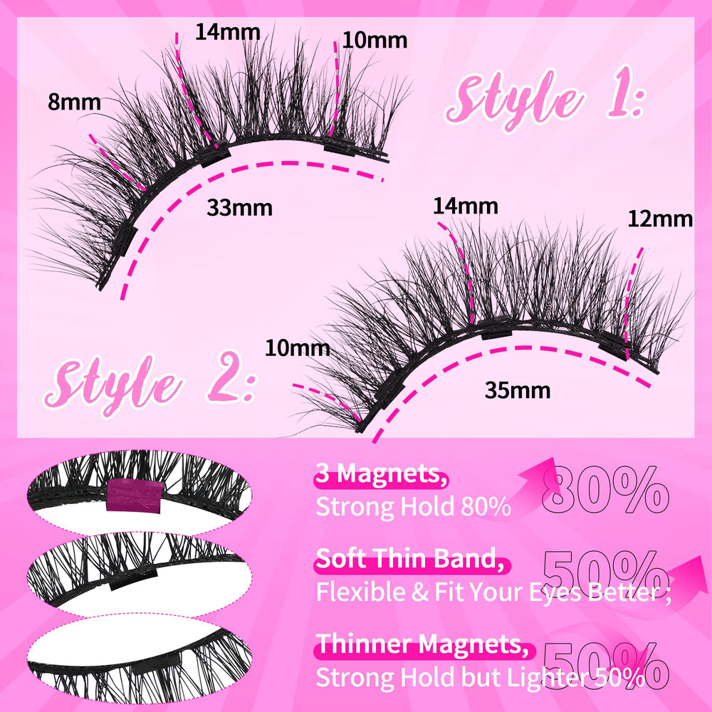 INSPEAUTY dramatic-cat-eye lashes for bold evenings.