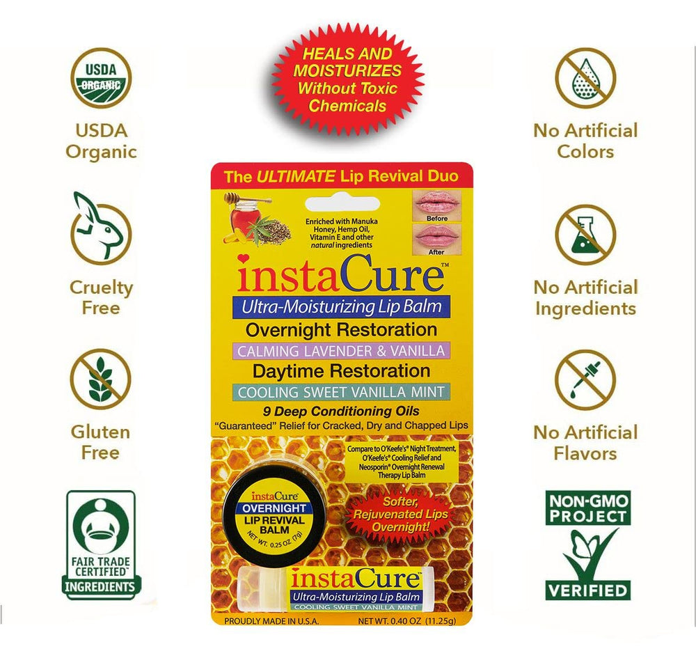 Instacure Manuka Honey jar highlighting key healing ingredient